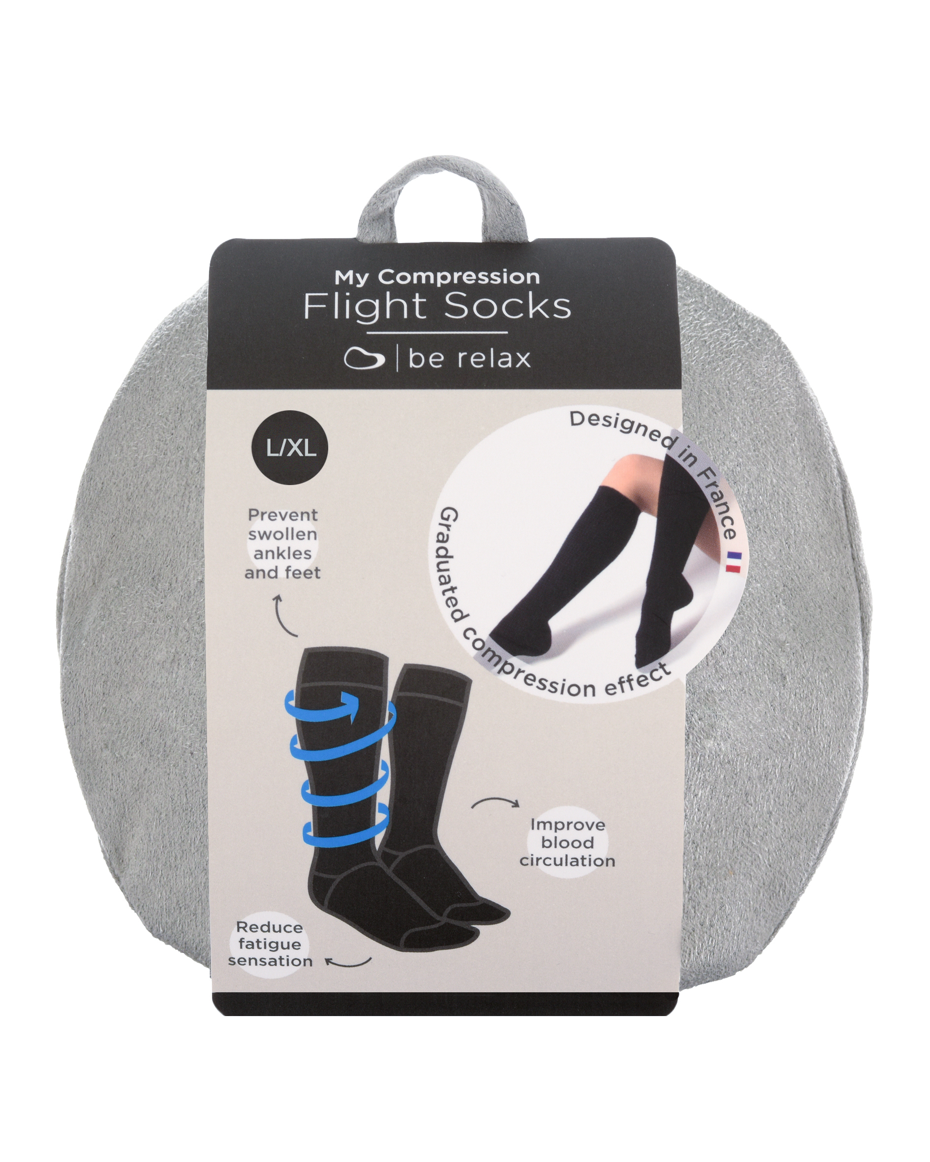 Picture of Be Relax Compression Flight Socks Large/XL