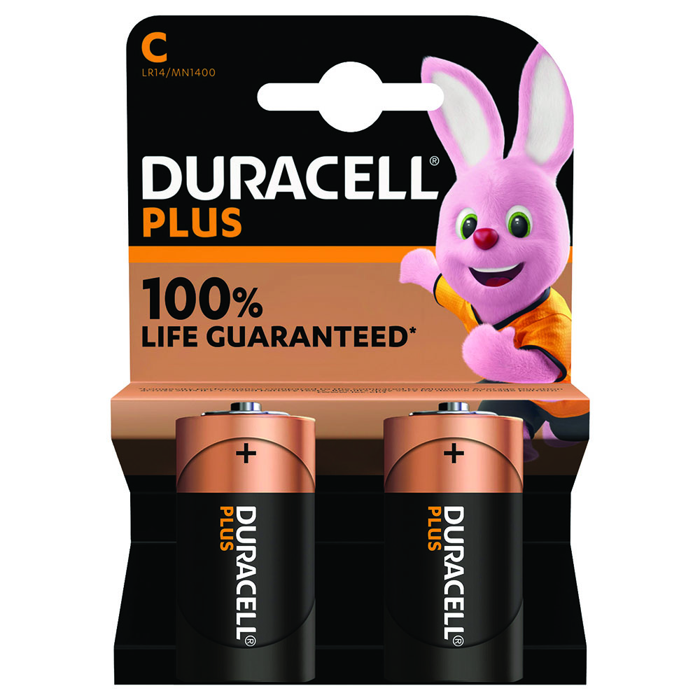 Picture of Duracell Plus C 2PK