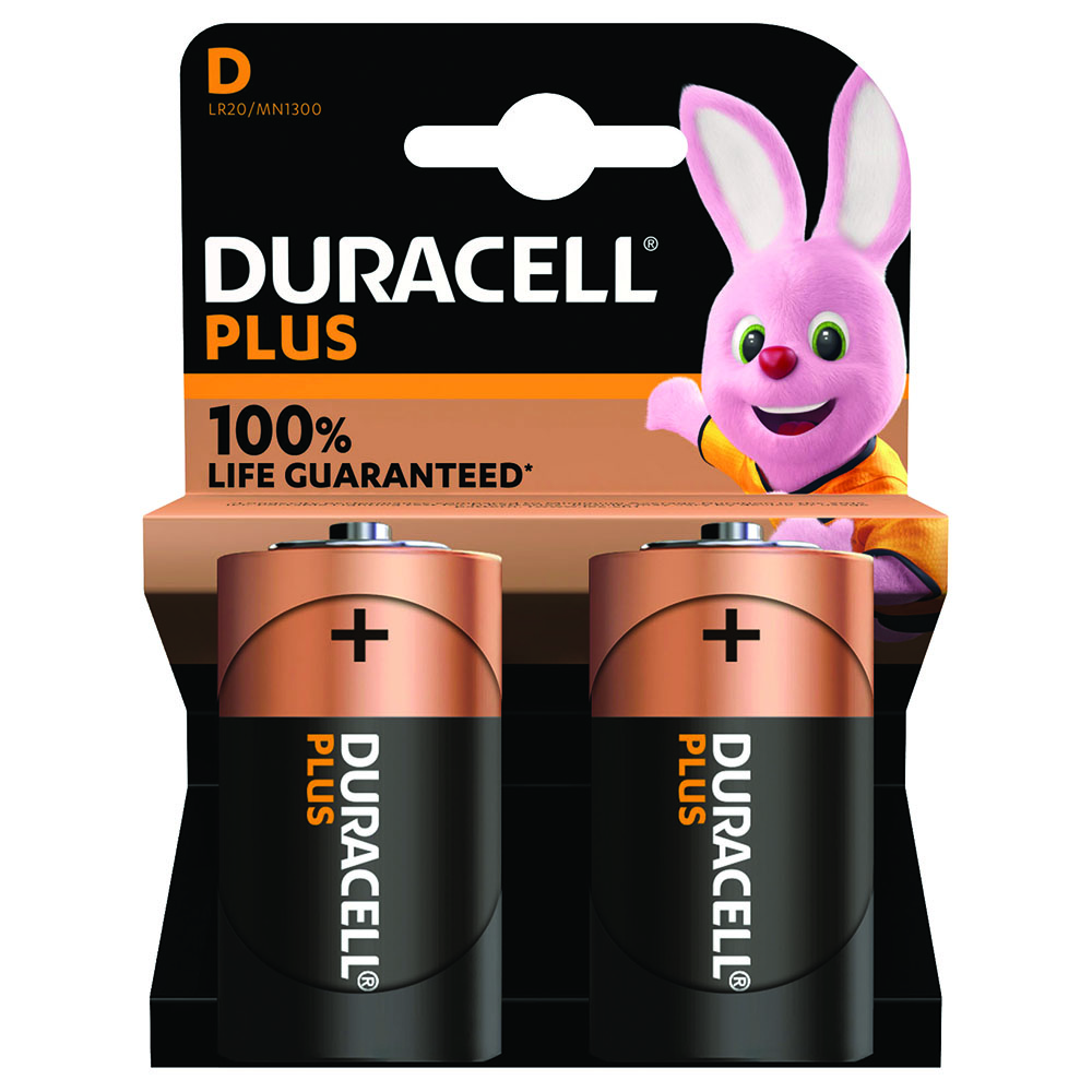 Picture of Duracell Plus D 2PK