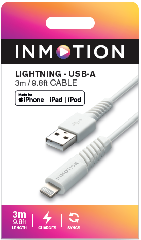 Picture of InMotion 3M Lightning Cable White