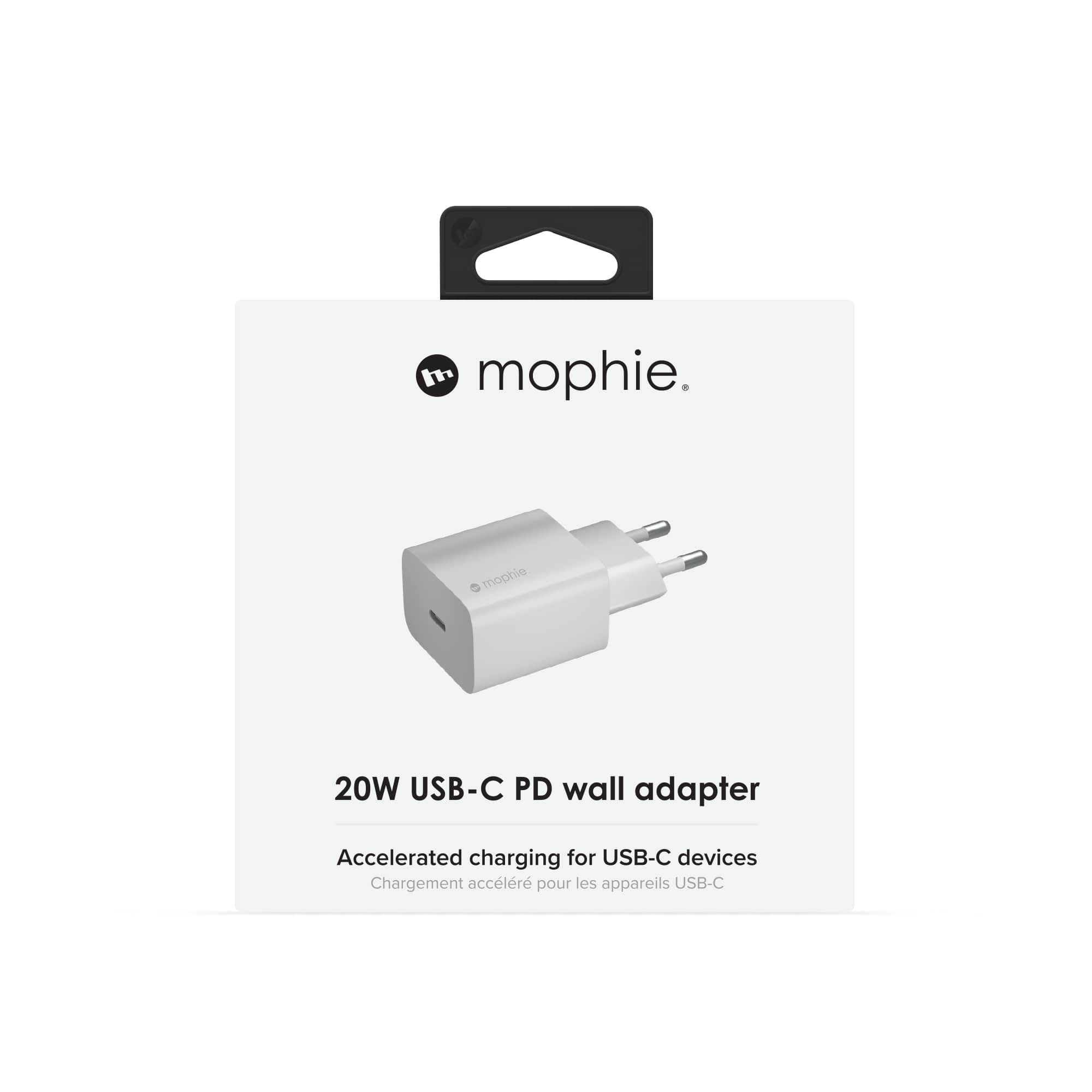 Picture of Mophie Wall Adapter USB-C 20W EU White