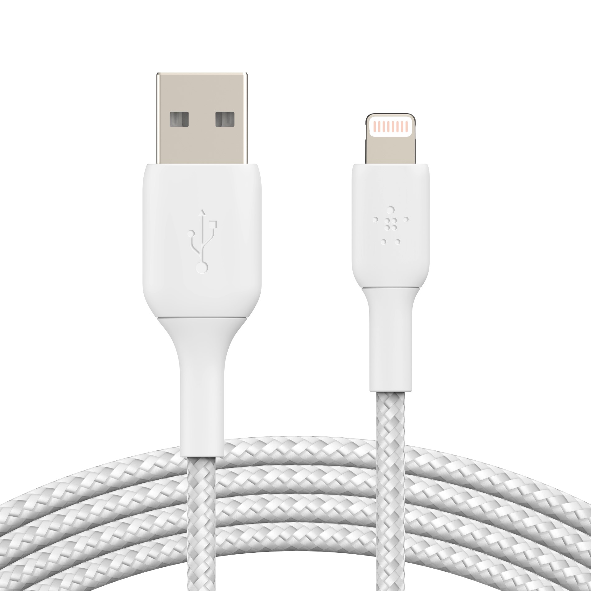 Picture of Belkin Braided Lightning Cable White