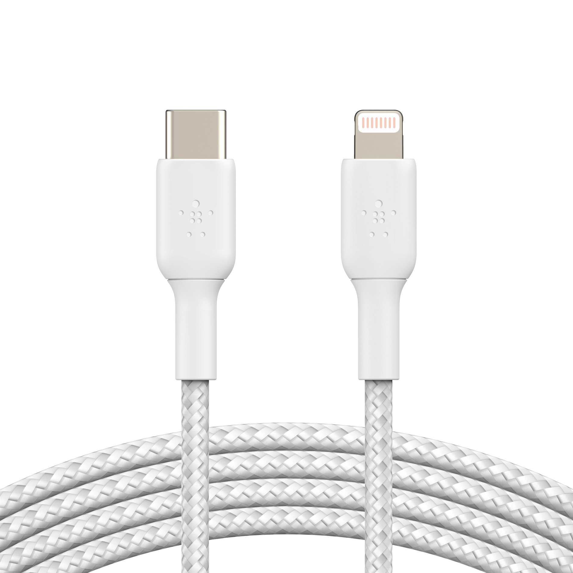 Picture of Belkin Braided USB-C to Lightning 1M White