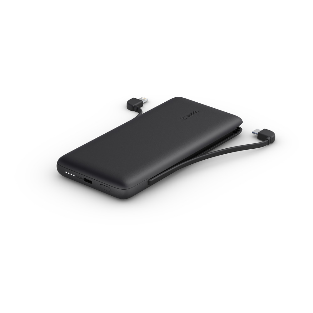 Picture of Belkin 10K Powerbank Integrated Cables Black