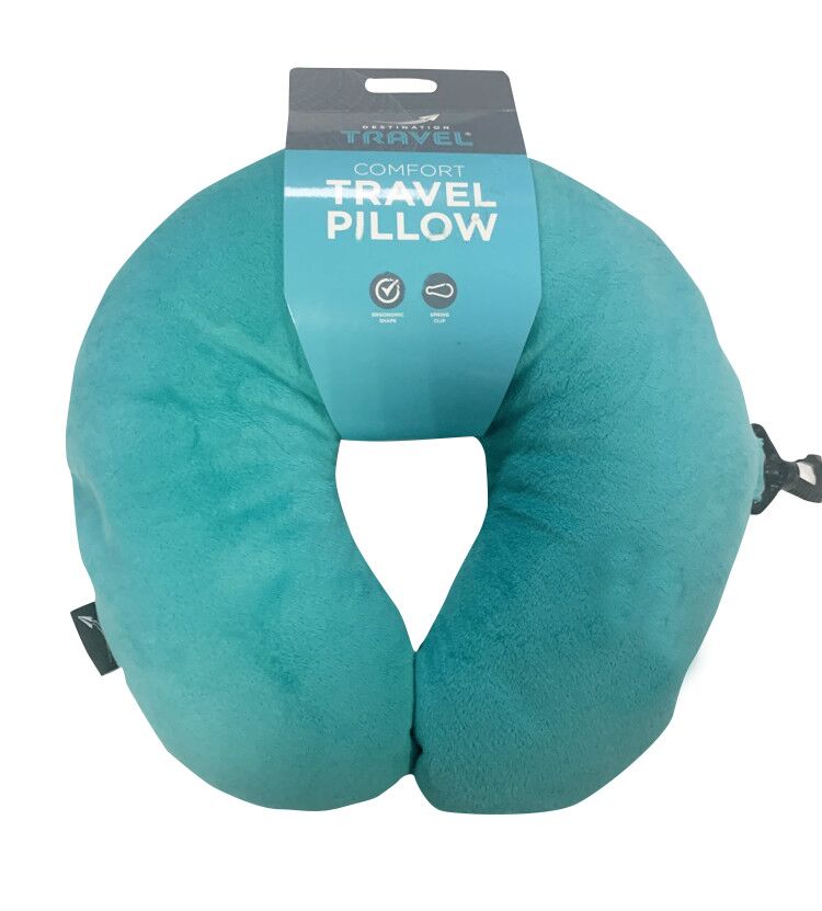 Picture of Destination Travel Teal Microbead Pillow