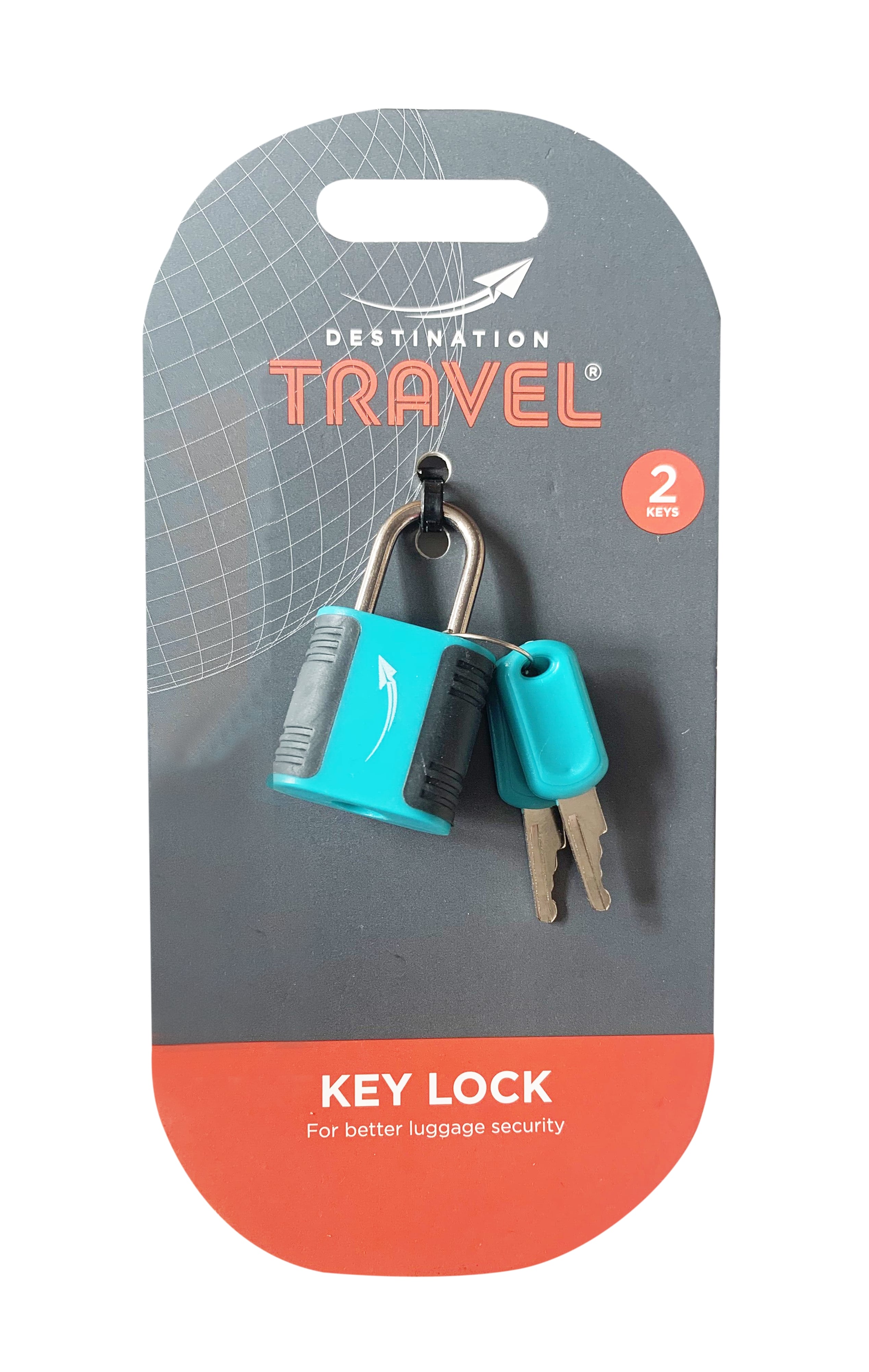 Picture of Destination Travel Teal Single Key Lock