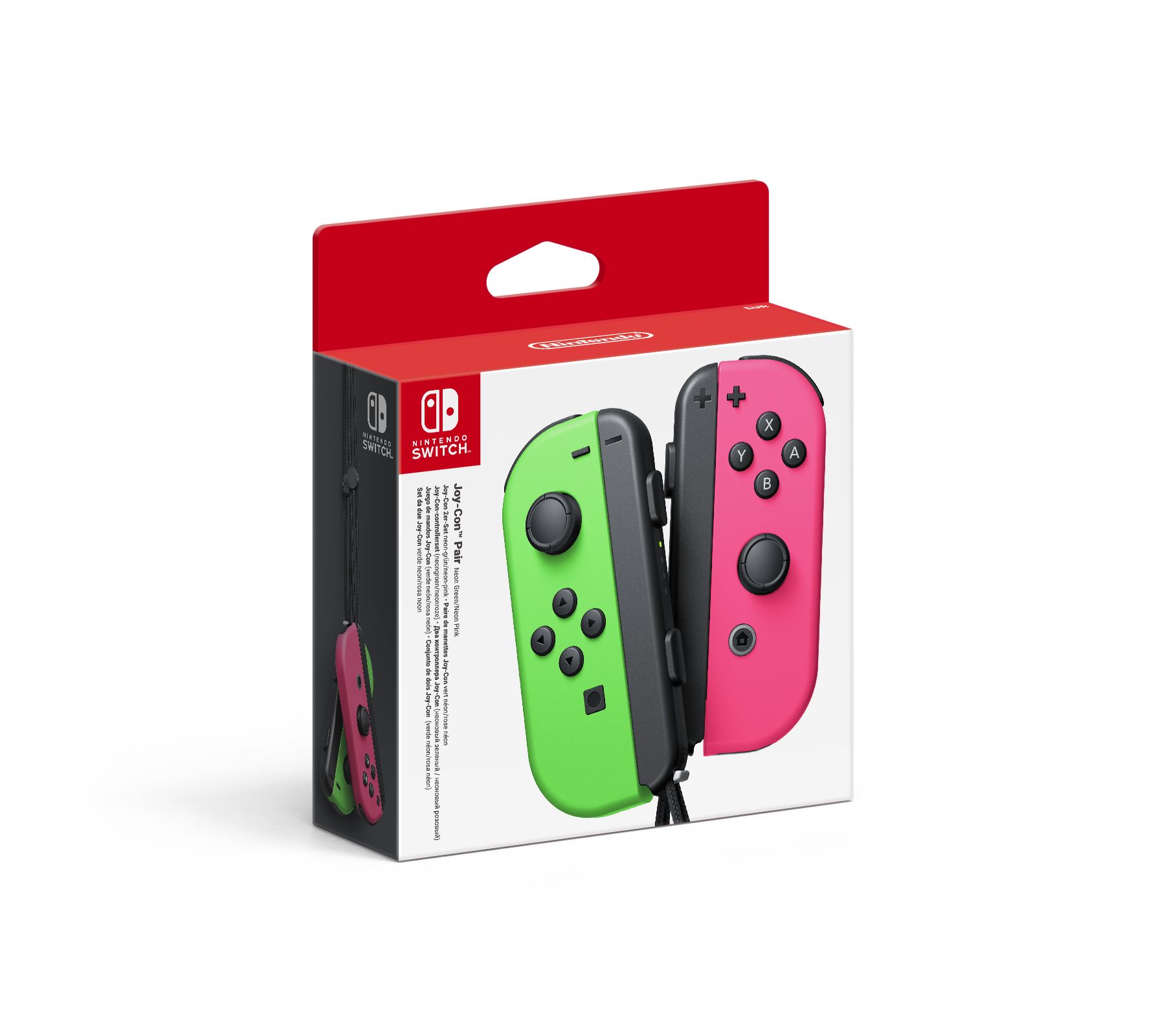 Picture of Nintendo Joycon Pair Neon Green Pink