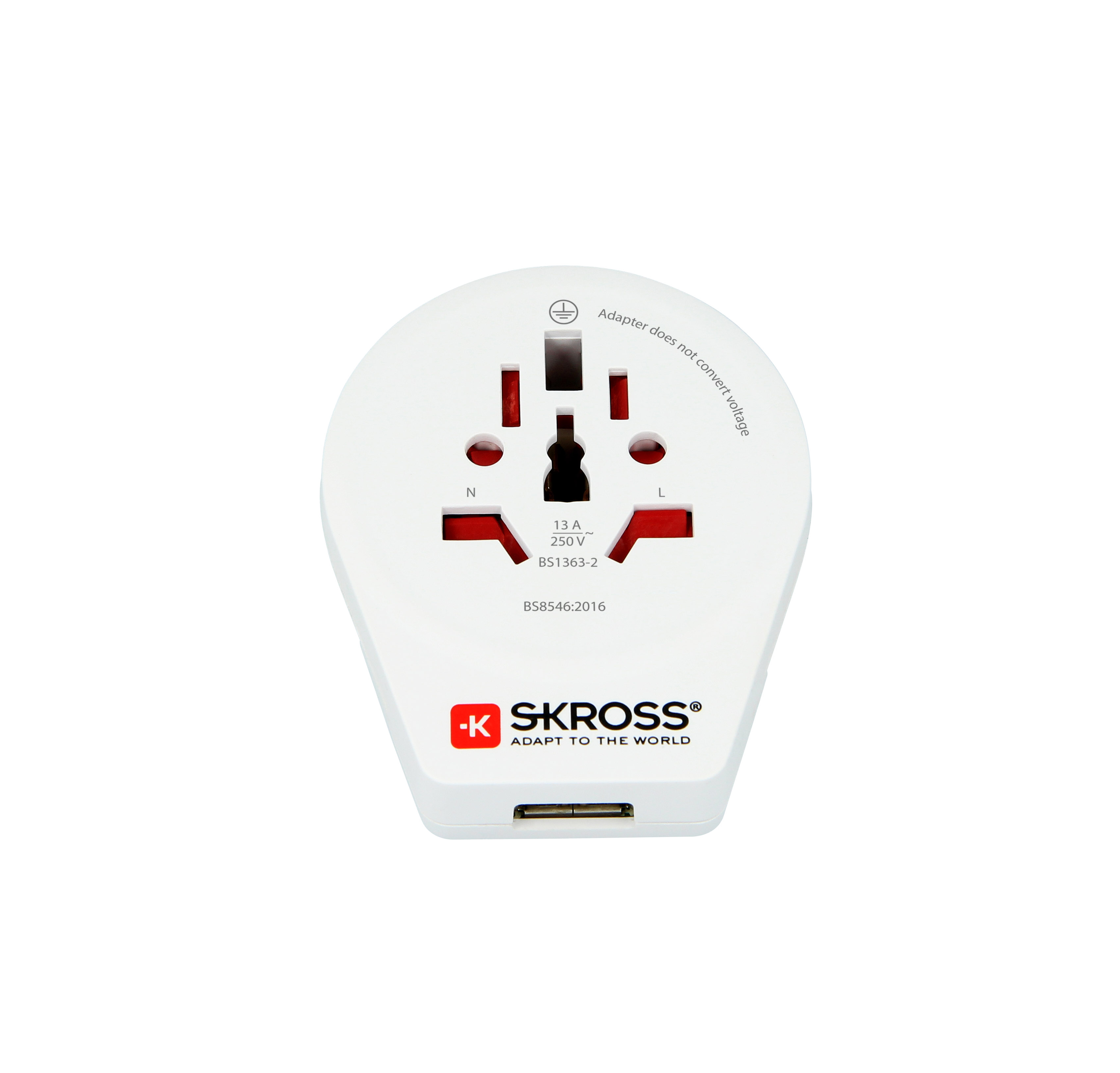 Picture of SKROSS World To EU Adapter with USB