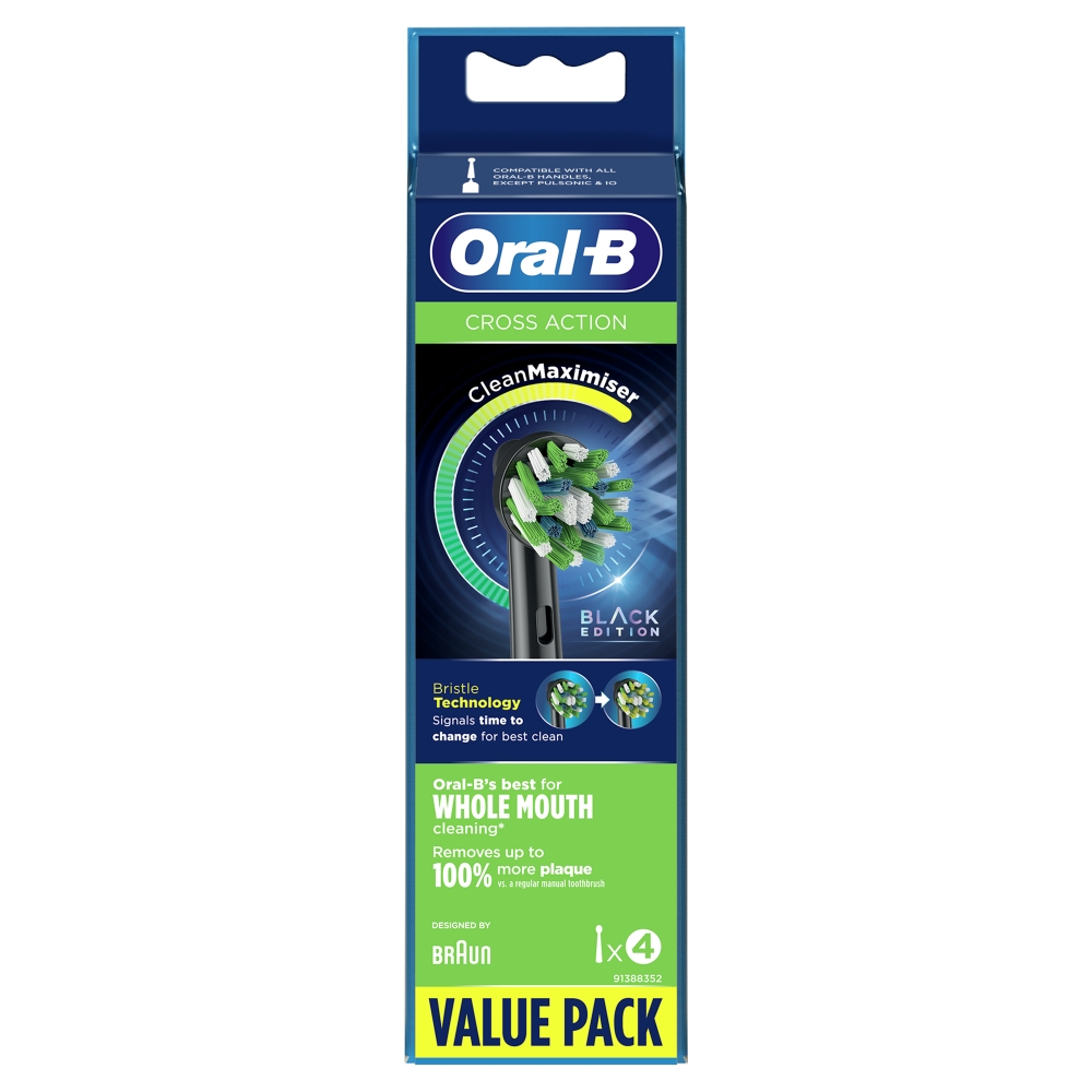 Picture of Oral-B Cross Action Toothbrush Heads x4
