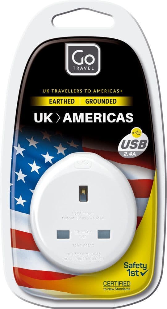 Picture of Go Travel UK to US Adapter 2Pk