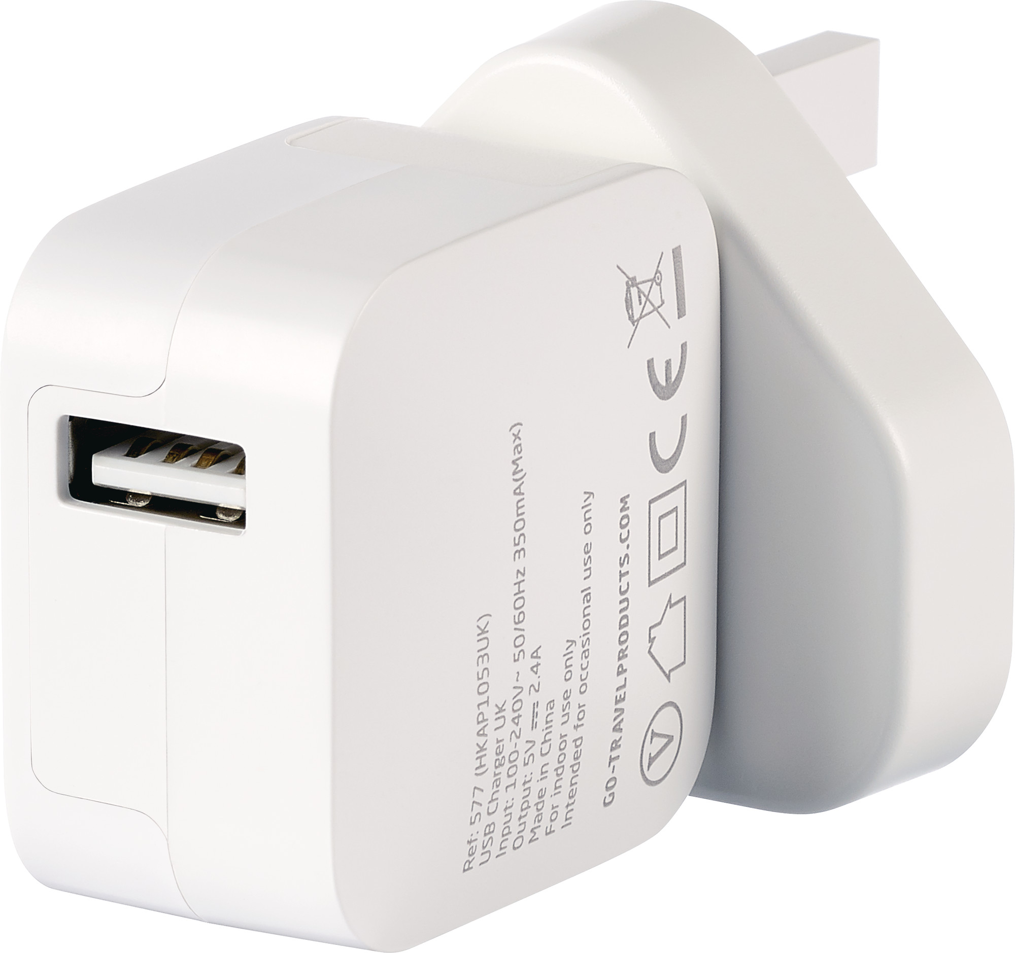 Picture of Go Travel 2.4A USB Charger UK