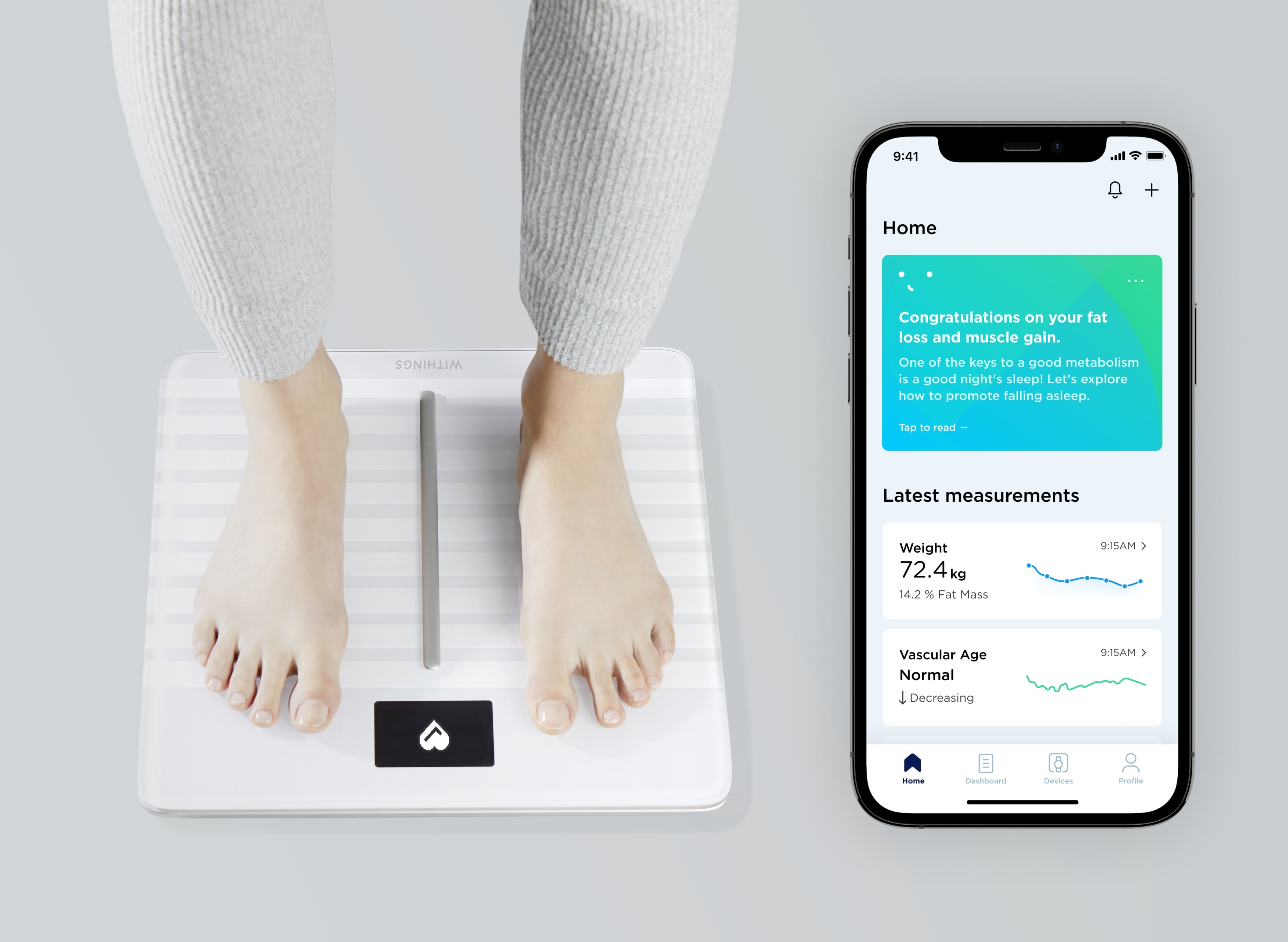 Picture of Withings Body Cardio Wifi Scale White