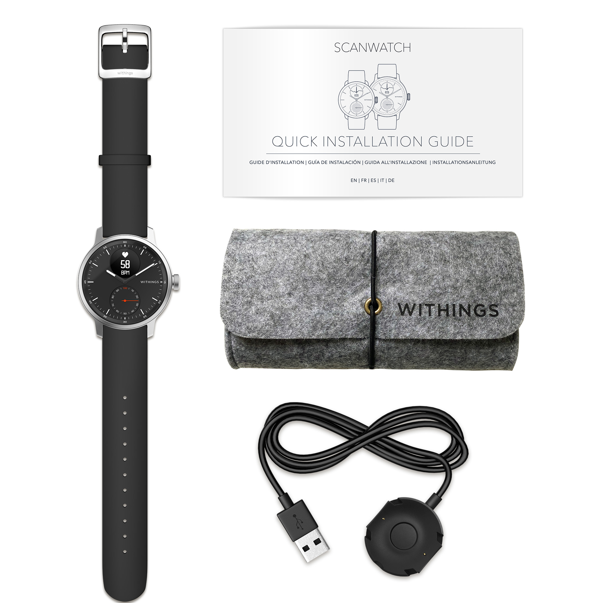 Picture of Withings Scanwatch 42mm Black