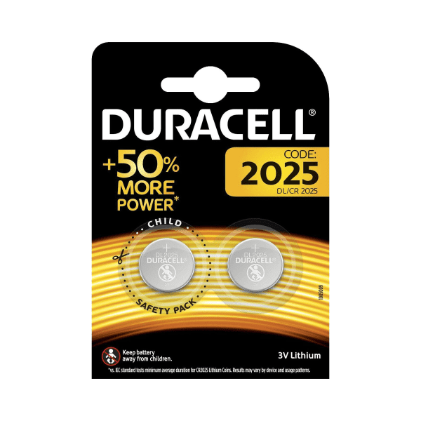 Picture of Duracell 2025 battery 2pk