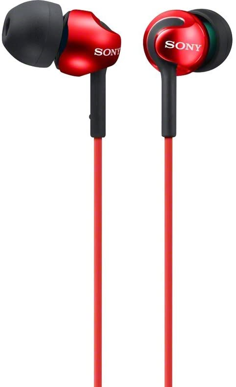 Picture of Sony MDREX110 In-Ear Headphones Red