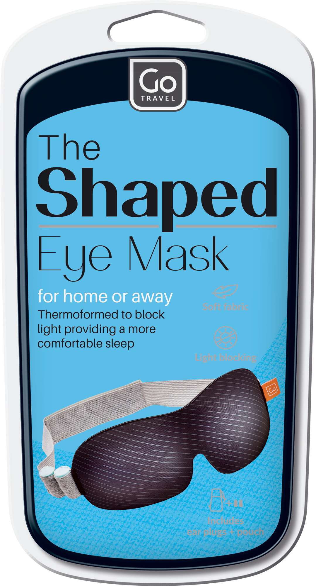Picture of Shaped Eye Mask Black