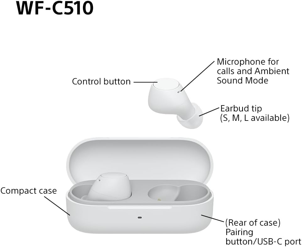 Picture of WF-C510 Truly Wireless Headphones - White