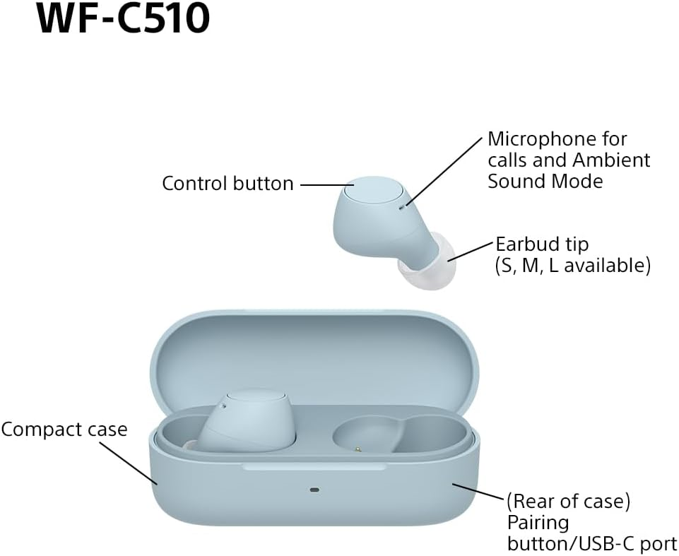 Picture of WF-C510 Truly Wireless Headphones - Blue